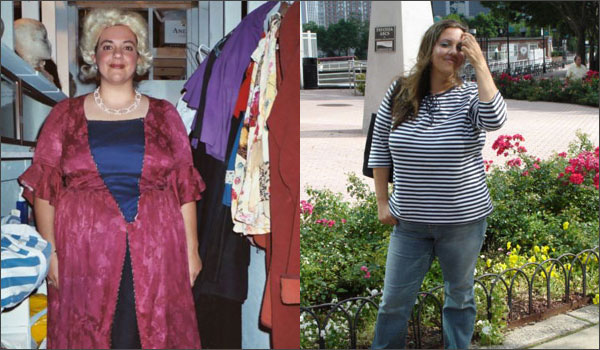 Before and after raw food transformation