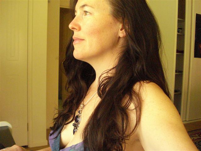 Shelly February 28th Shelly February 28th after facial exercises and raw foods
