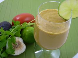 Raw Food Recipe: Savory Guacamole Shake