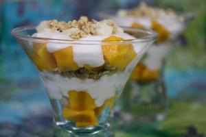 Raw Food Recipe: Mango Coconut Parfait