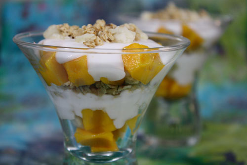 Raw Food Recipe: Mango Coconut Parfait