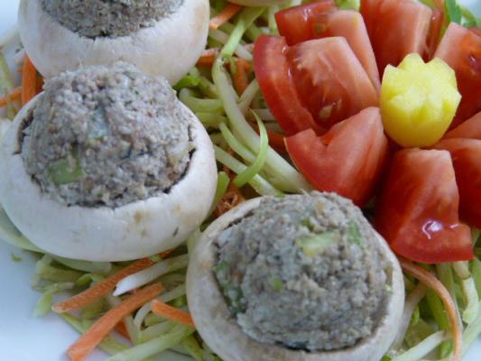 Raw Food Recipe: Stuffed Mushrooms