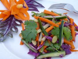 Raw Food Recipe: Spicy and Sweet Cabbage Salad