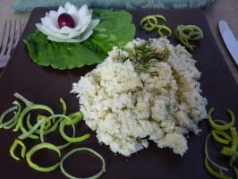 Raw Food Recipe: Cauliflower Parsnip Mashed “Potatoes”