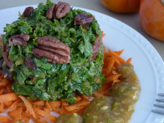 Raw Food Recipe: Sweet and Sour Kale Salad