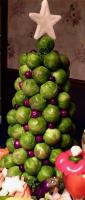Raw Food Recipe: Brussels Sprouts Christmas Tree