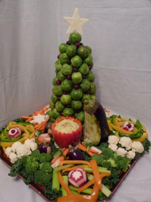 Raw Food Recipe: Vegetables with Tangy Tahini Dip