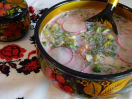 Raw Food Recipe: Cool Vegetable and Kvass Soup