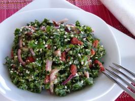 Raw Food Recipe: Ginger Kale Salad