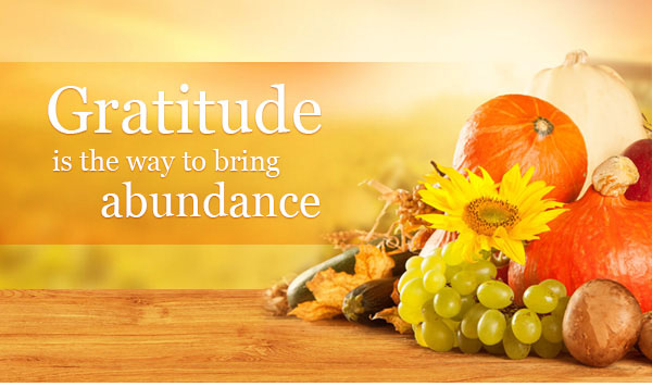 Gratitude is the Way to Bring Abundance
