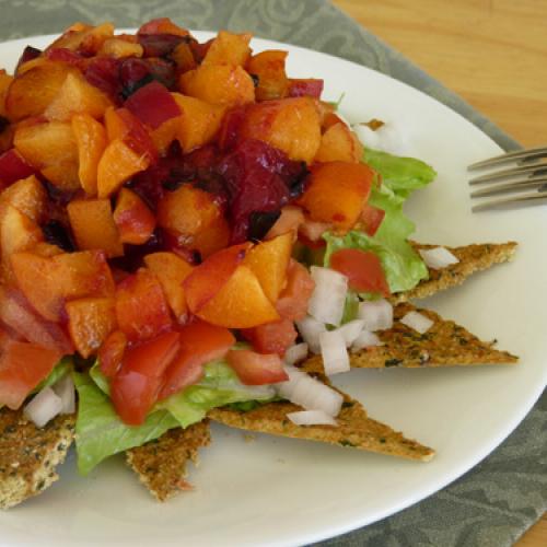 Kale Salad with Sauerkraut and Mushrooms Beautiful On Raw