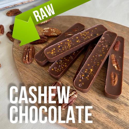 Avocado chocolate ice cream beautiful on raw